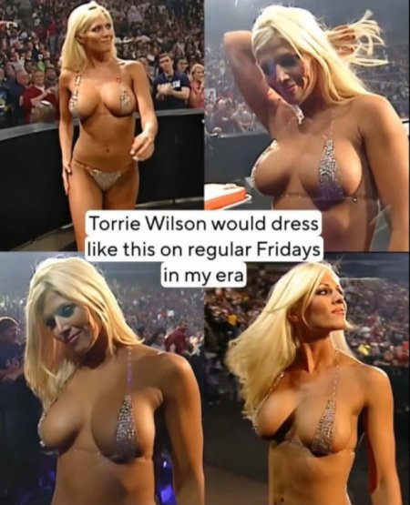 SM-66c-Torrie Wilson-WWEr in band aid bikini top-TOP-PENDING-CRPD-USED.JPG