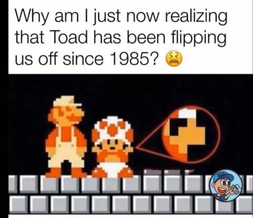 SM-70d-Mario toad has been flipping the bird-PENDING-CRPD-USED.JPG