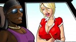 cartoon sex comics - hot and fast - hot blonde waitress sees her big black cock at the drive-thr.jpg